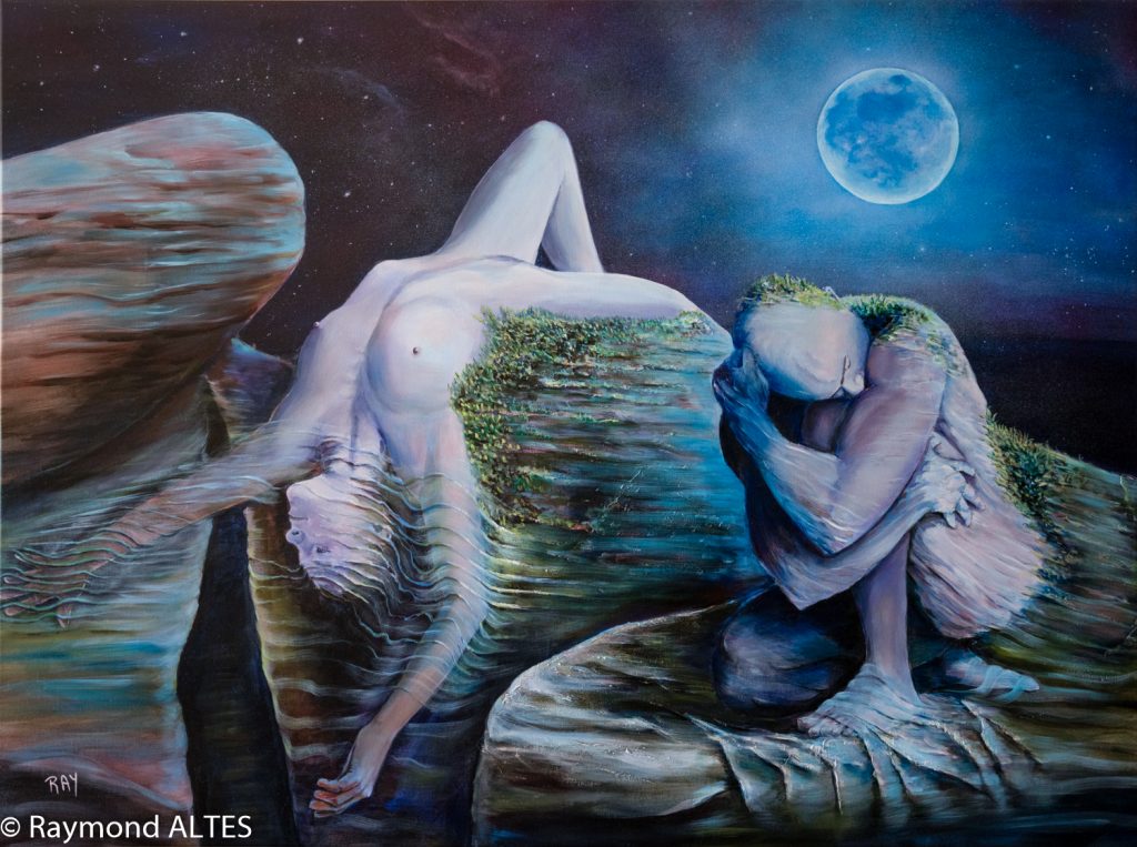 Raymond-Altes-Tableau - Titre "La faille"