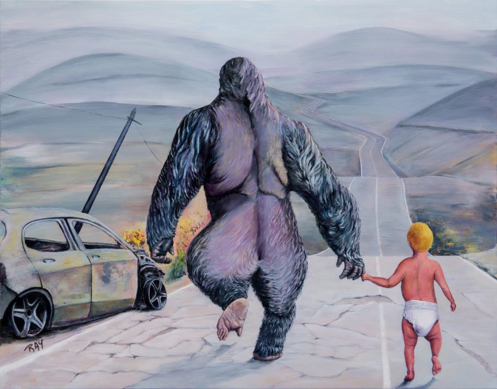 L’Autre Futur est un tableau de 92×73 cm