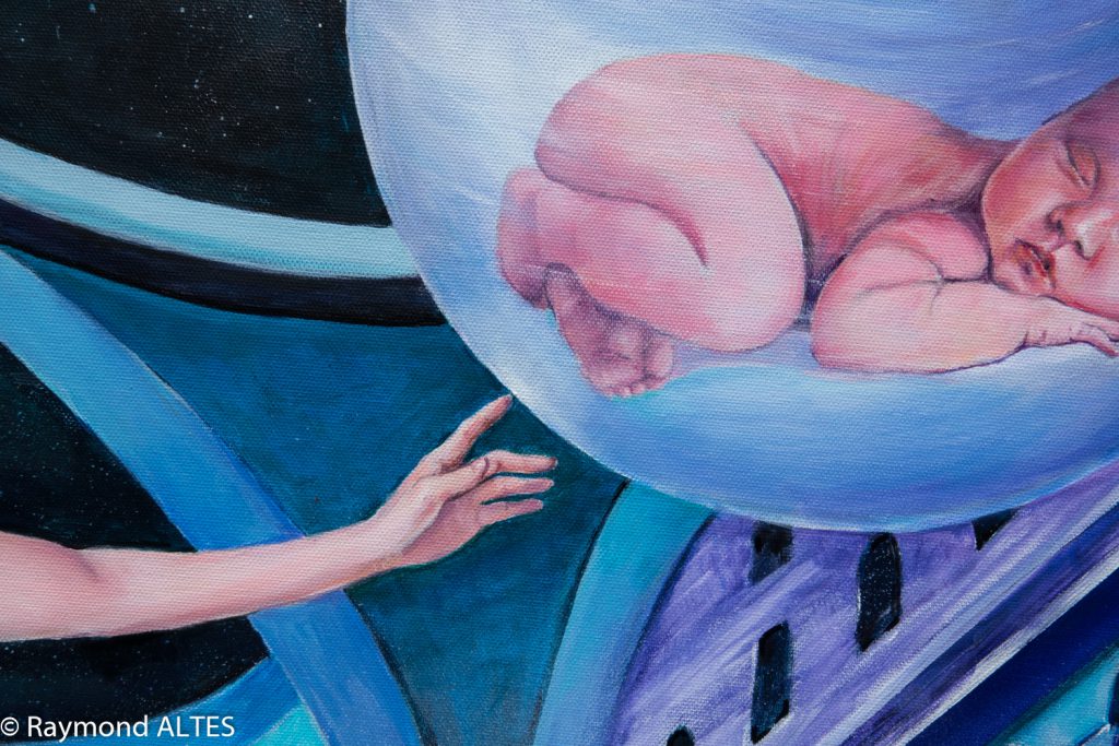 Extrait du tableau « Le souffle de vie » revu et corrigé !